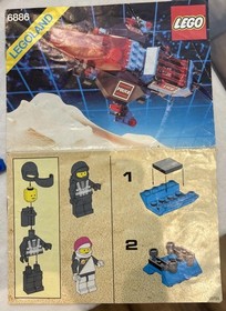 LEGO Space Police  6886 6955 Incomplete Sets With Manuals And Mini Figures