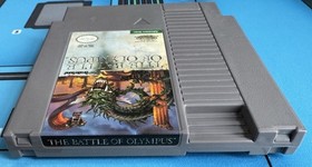 Battle of Olympus Nintendo NES Authentic Game Cartridge, Sleeve & Manual -Tested