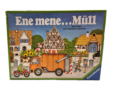 Ene Mene Müll Ravensburger 1982 Brettspiel Familienspiel Lernspiel Umwelt Selten
