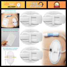 Feeding Tube Pads for Dialysis G/J Tube Stabilizer - Adhesive Support Patches 1