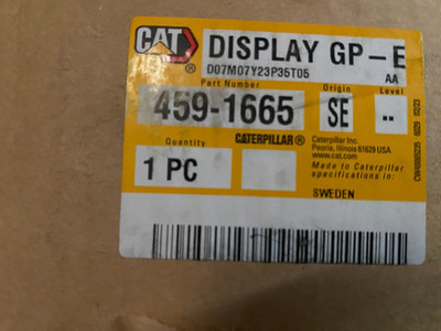 Caterpillar Cat 459-1665 E Display Group (NEW)