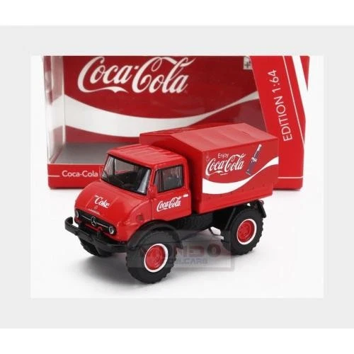1:64 SCHUCO Mercedes Benz Unimog U406 Truck Telonato Coca-Cola 1966 COKE047 - Immagine 2 di 2