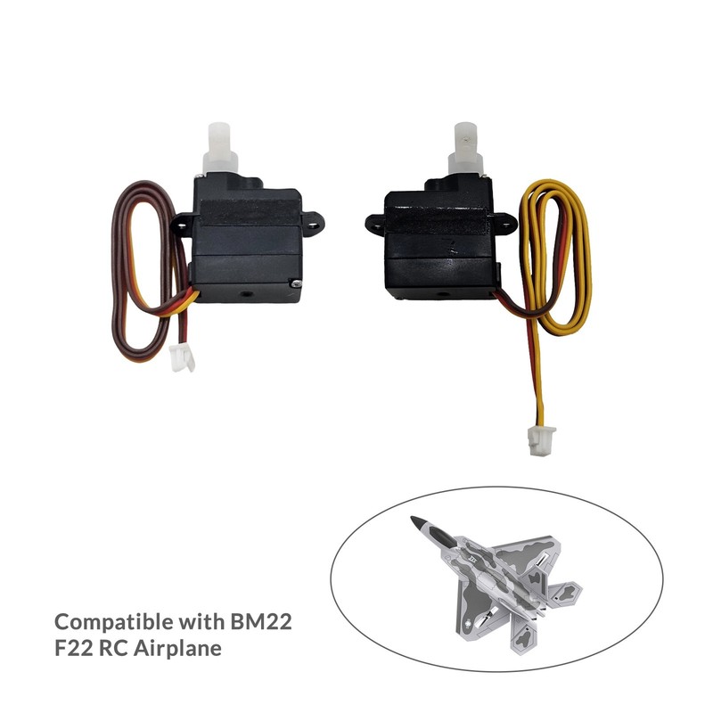 Replacement Servo Set, Compatible with BM22 F22 RC Airplane