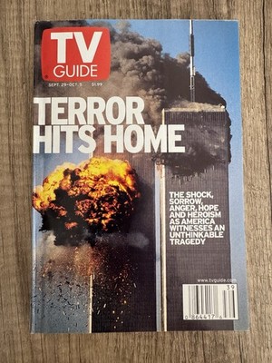 VINTAGE TV GUIDE - Terror Hits Home - SEPTEMBER 29, 2001 - 9/11