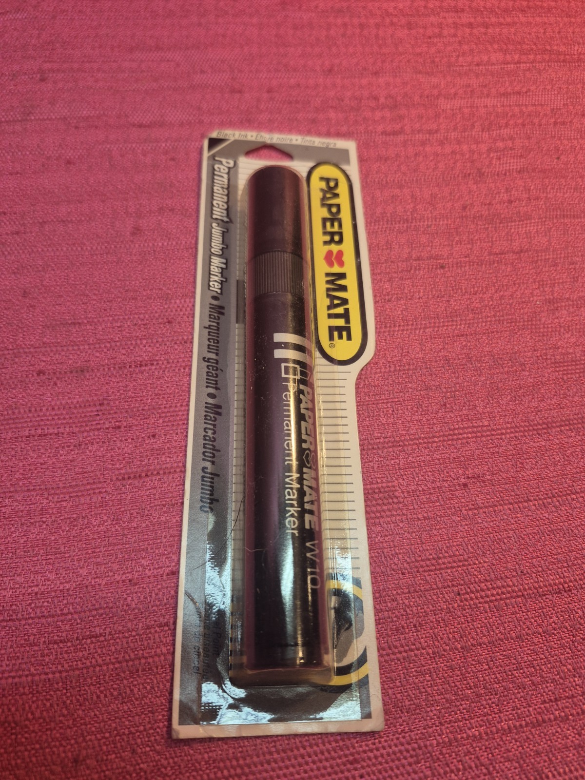 Vintage Paper Mate Permanent Jumbo Marker Black Ink Chisel Point Sealed USA
