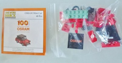 OSRAM Lego Mini Car 48 Teile 100 YEARS JAHRE LIMITED EDITION, bis zu 3 Sets