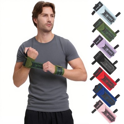 Wrist Wraps 18 inch Heavy Duty Support with Thumb Loop for Weight Lifting