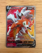 🦊 Pokemon Lycanroc V 187/203 - Evolving Skies 🦊