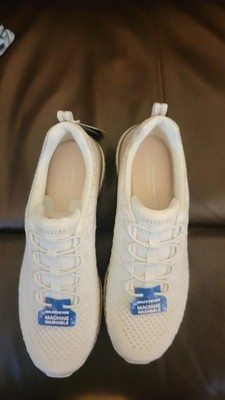 Skechers Womans / VIRTUE LUCENT / White-Silver Size 7.5