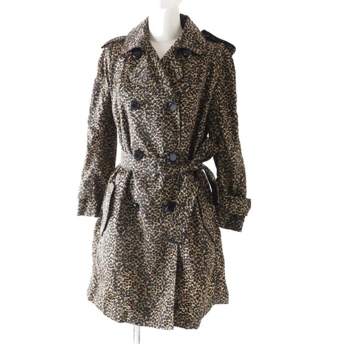 LOUIS VUITTON（LV） Autentico trench donna LOUIS VUITTON modello leopardato marrone taglia 34 Mad