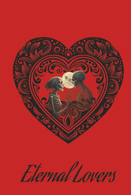 Eternal Lovers: Diary for Eternal Love| Hardcover 6X9 Incs 100 College Ruled Wat