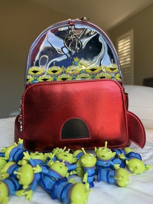 Loungefly Disney Pixar Toy Story Alien Claw Machine Mini Backpack