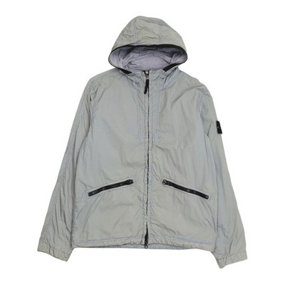 Stone Island S/S 19 Crinkle Reps NY Kapuzenjacke Größe M 
