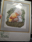 VINTAGE Boy with Bunny Thea Gouverneur Complete Stitchery Kit  10X11 — photo 1