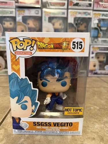 Funko Pop! Vinyl: Dragon Ball Z - SSGSS Vegito - Hot Topic #515 w/Pop Protector