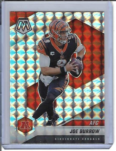 2021 Panini Mosaic Joe Burrow Silver Mosaic Prizm AFC #226 Cincinnati Bengals - Picture 1 of 2
