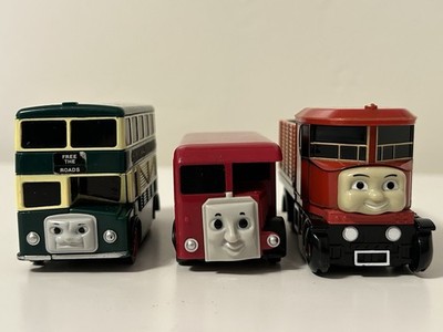 Lot of 3 Tomy Trackmaster Road Vehicles Motorized Bertie BULGY Elizabeth WORKS!