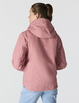 Carhartt Women's Iconic Washed Duck Sherpa-Lined Jacket, Rose Tint