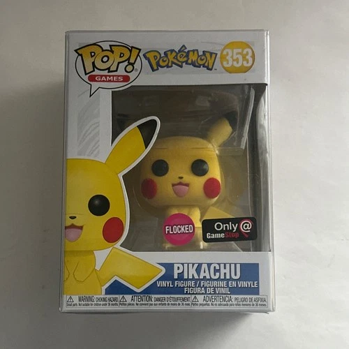 Funko Pop! Vinyl: Pokémon - Pikachu (Flocked) - GameStop (Exclusive) #353