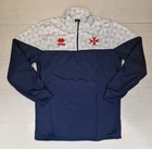10623 Errea Malta Nazionale Calcio Giacchetto Blake Mezza Zip 22/23 Lt1