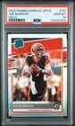 JOE BURROW 2020 OPTIC HOLO PRIZM ROOKIE RC #151 PSA 10 GEM MINT! BENGALS LSU QB!