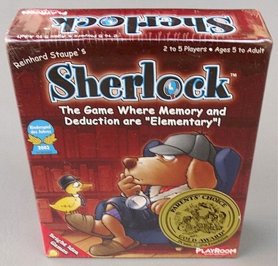 Sherlock Memory Card Game PlayRoom New Sealed Bright Idea Parents' Choice