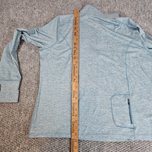 Pullover Life Is Good Active peso medio cremallera absorbe la humedad UPF 50+ negro XL - Imagen 11 de 11