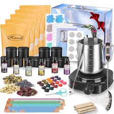 Complete Candle Making Kit With Wax Melter, Making Supplies,diy Arts c