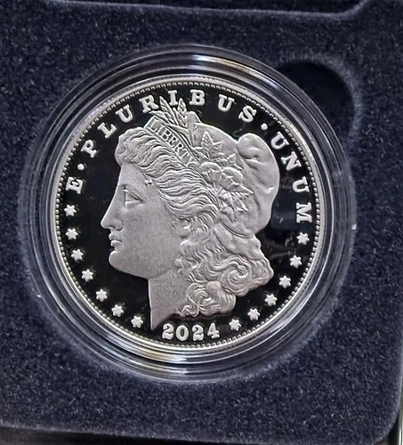 2024 s morgan silver dollar proof With Box & COA