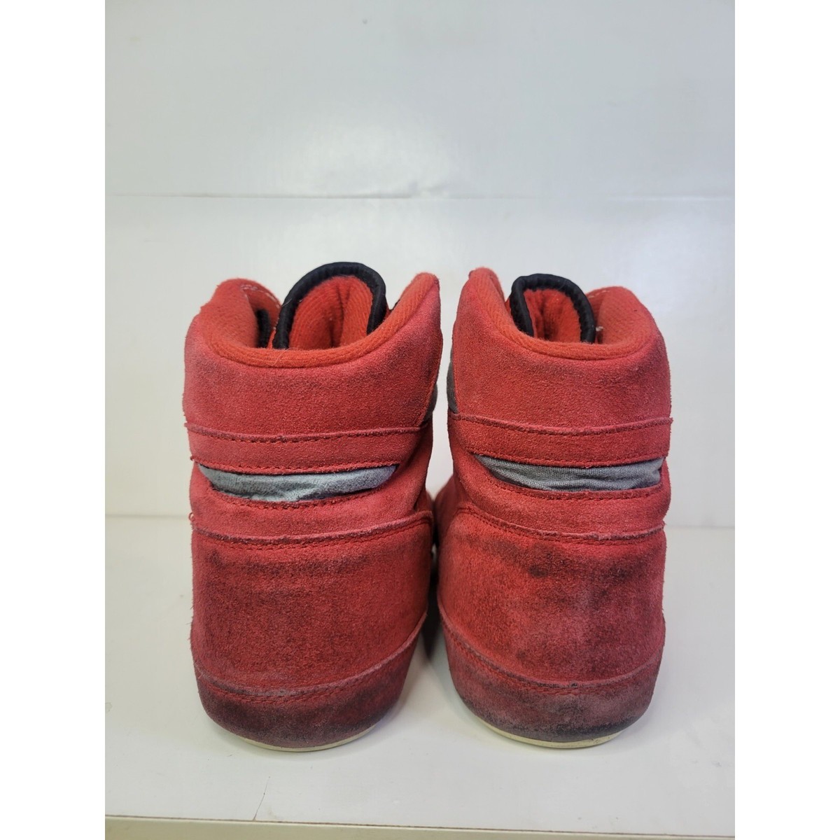 Mike DeAnna Wrestling Shoes Vintage Red Men\'s Size 7.5‎ Iowa Lightning Bolt Rare Mike DeAnna Wrestling Shoes Vintage Red Men main image 2