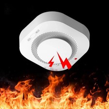 Home Fire Alarm Independent Smoke Detector Gas Sensor Smoke Alarm UK