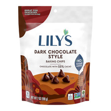 Dark Chocolate Style No Added Sugar Baking Chips, Bag 7 Oz Free Shipping...