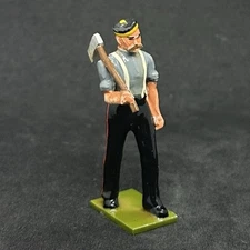 Steadfast Soldiers Zulu War British Naval Sailor Marching with Axe