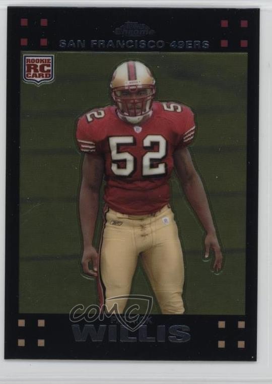 2007 Topps Chrome Patrick Willis #TC240 HOF 15hj