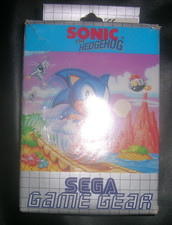 SONIC THE HEDGEHOG.SEGA GAME GEAR.KOMPLETT MIT HANDBUCH.BOX.1991.