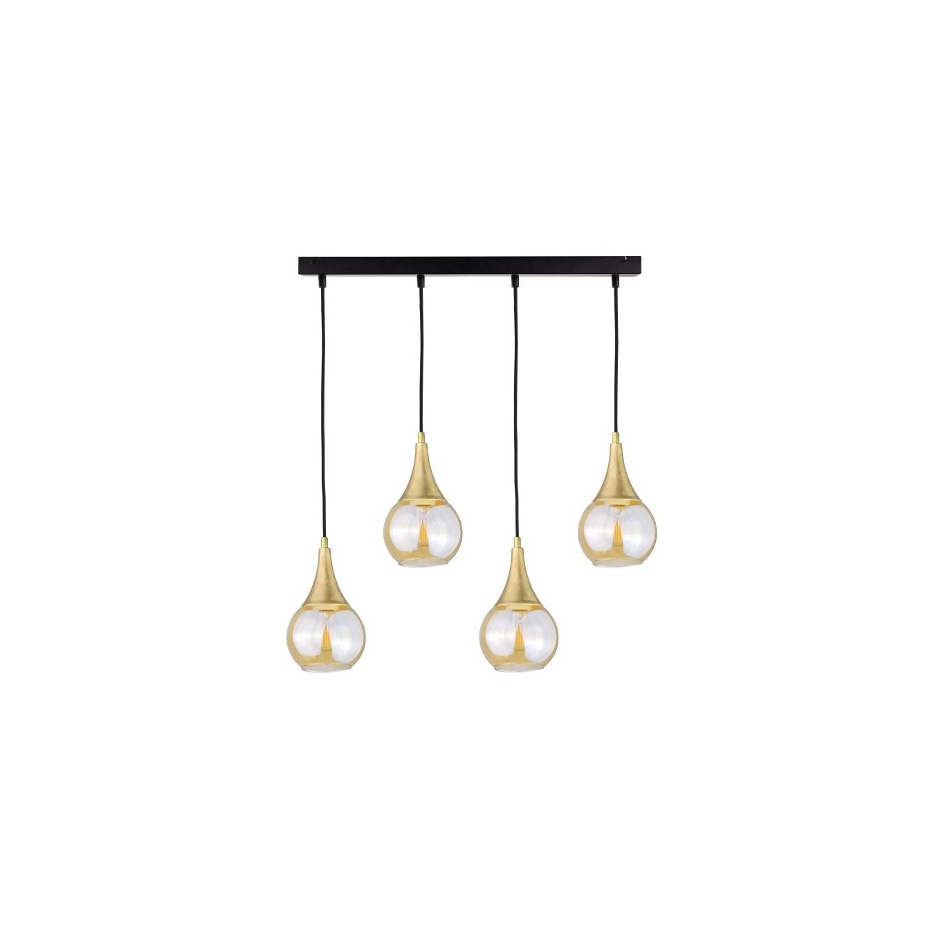 Pendant Light Modern 4xE27 LACRIMA HONEY/GOLD 2144