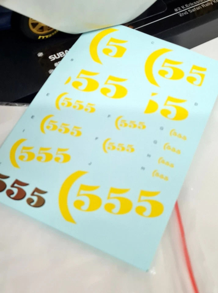 Sunstar 1/18 Subaru Impreza WRC 555 Safari Kenya Rally 1996 #2 Eriksson - Image 4 of 4