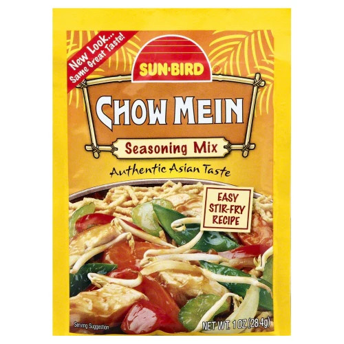 Mix Ssnng Chow Mein 1 Oz (Caja De 24) Por Sunbird