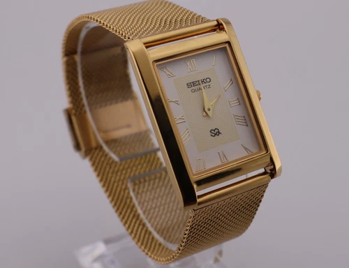 Vintage Seiko Slim Quartz Men's Wrist Watch - Comes With New Battery, New Band