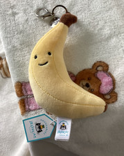 JELLYCAT FABULOUS BANANA BAG CHARM. BRAND NEW WITH TAGS. GENUINE.