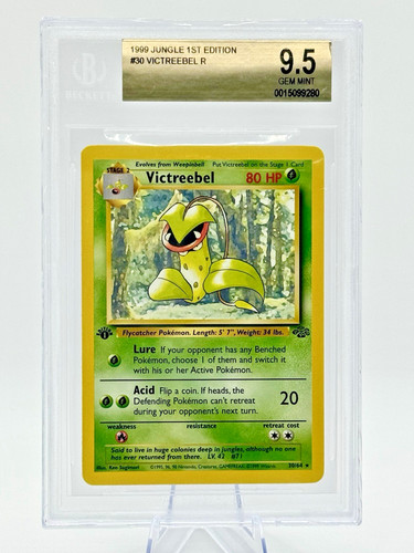 Victreebel (1st Edition) graded BGS 9.5 for sale on eBay