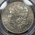 1900 S Morgan Silver Dollar PCGS Gold Shield UNC Details