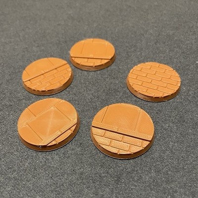 Set of 5 3D printed  urban 40mm
