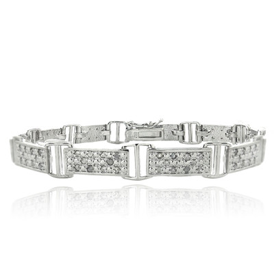 1 kt TDW Diamant Stab Gliederarmband in Messing