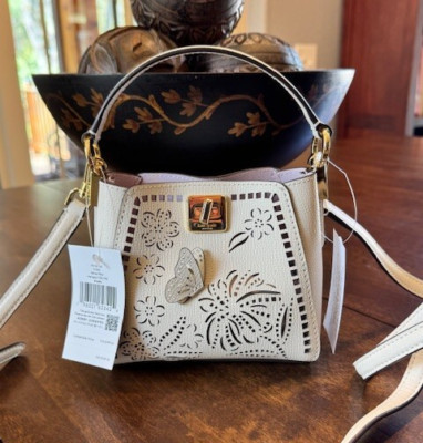 Kate Spade Phoebe Perforated Mini Top Handle Crossbody Butterfly Purse KL042