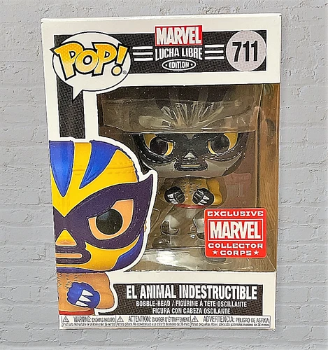 Funko Pop El Animal Indestructible #711 - Marvel Lucha Libre - Cuerpo de Coleccionista