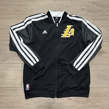 Lakers Kobe Bryant size large adult black windbreaker jacket warm up Practice
