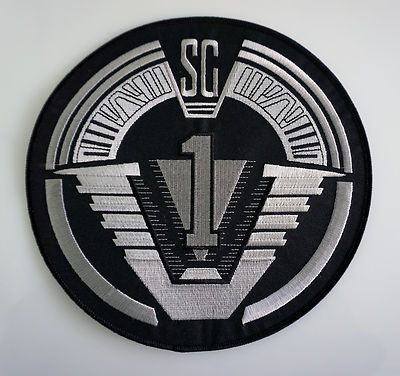 Stargate - großer Jacken Aufnäher - SG1 Logo - 20cm  - Patch zum Aufbügeln