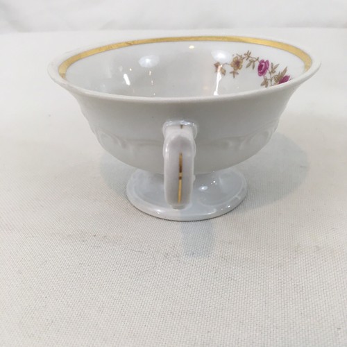 Walbrzych Poland Porcelain Bone China Set of 5 Tea Cups - Picture 5 of 9
