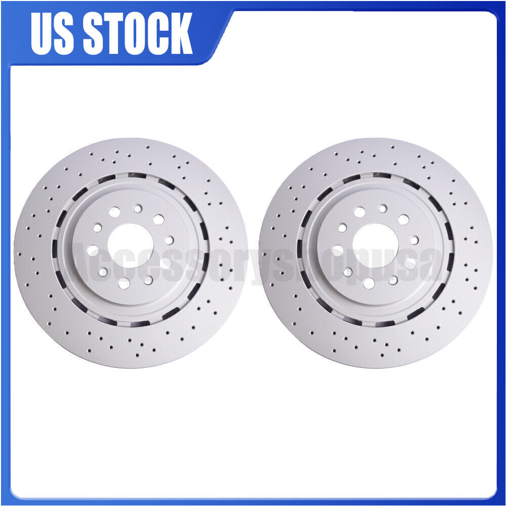 Front Brake Rotors set of 2 For Maserati Ghibli Quattroporte 670030935 US STOCK